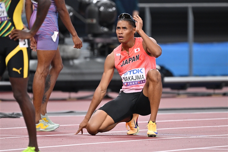 400m中島佑気ジョセフ 34年ぶり決勝「メダルも見えてくる」地元・東京で伝説に並ぶ快走／東京世界陸上