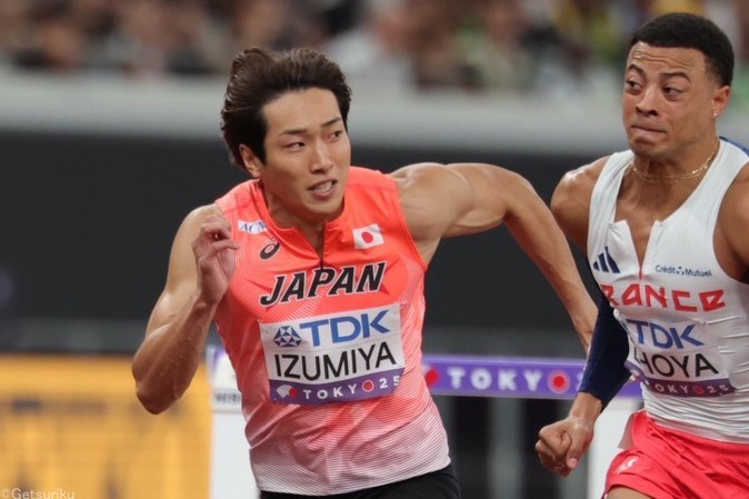 110mH・泉谷駿介はスタート出遅れ13秒52の5着 記録上位でわずかに準決勝届かず／東京世界陸上