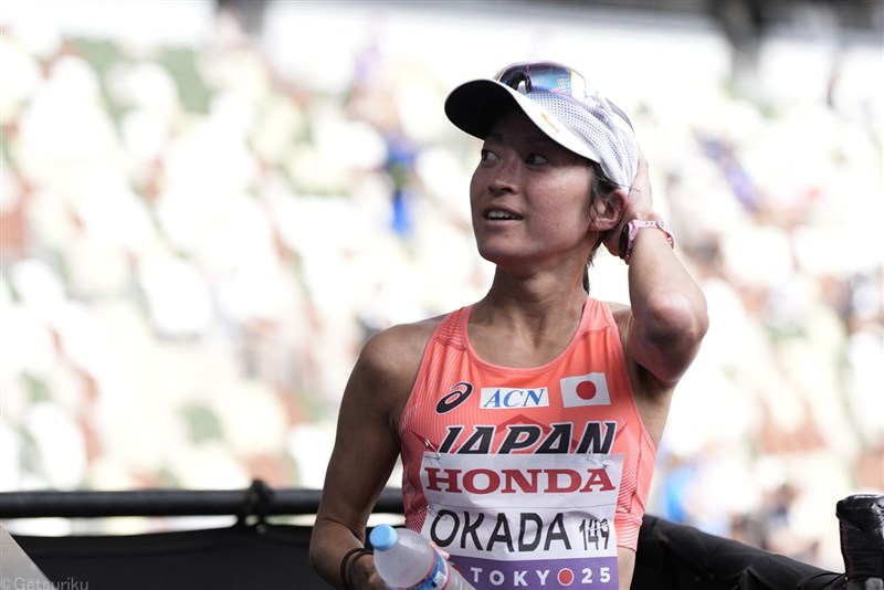 20km岡田久美子が“集大成”の18位フィニッシュ！「藤井さんがメダルを取ってくれて、続けてきて良かった」／東京世界陸上