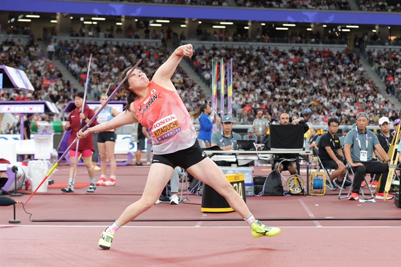 2連覇を狙った北口榛花は女子やり投予選60m38で決勝進出ならず 上田百寧は13位 5000m・森凪也は1組15着／世界陸上Day7