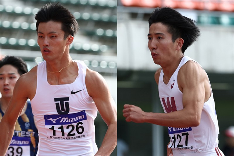 栁田大輝10秒13！東京世界陸上4継6位入賞から5日後、井上直紀と100mオープン出場「ケガなく終われて良かった」／全日本実業団