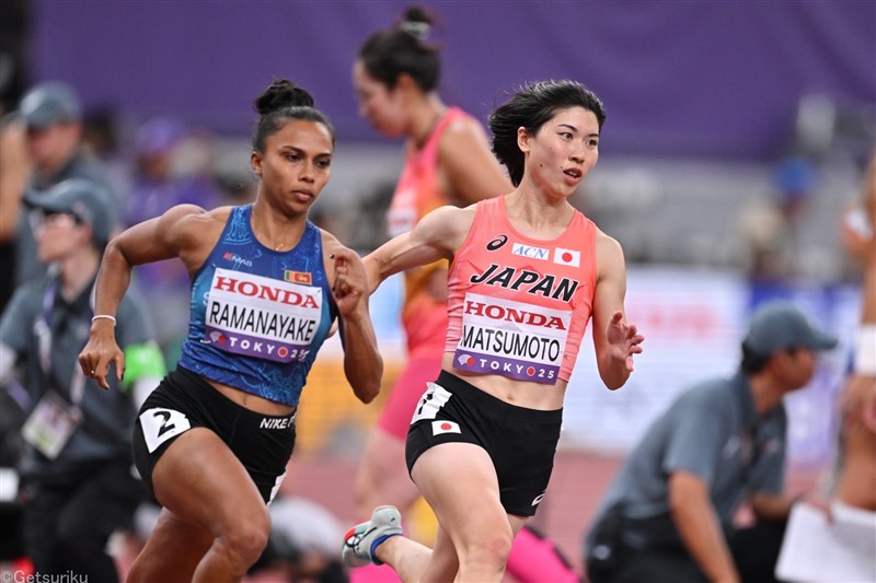 女子400m予選出場の松本奈菜子 予選落ちに終わり「このような結果になってしまったのが本当に悔しい」