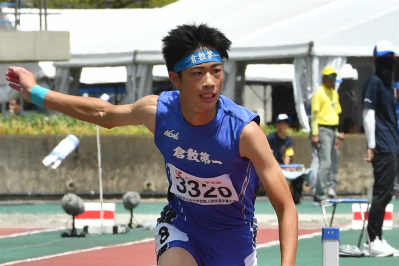 【男子110mJH】齋藤玲旺（倉敷一中3） 14秒07＝中学歴代5位