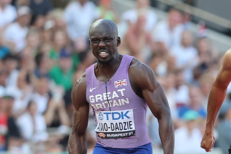 100mアモ・ダジエが9秒87の自己新マーク 英国4×100mR代表選出の33歳