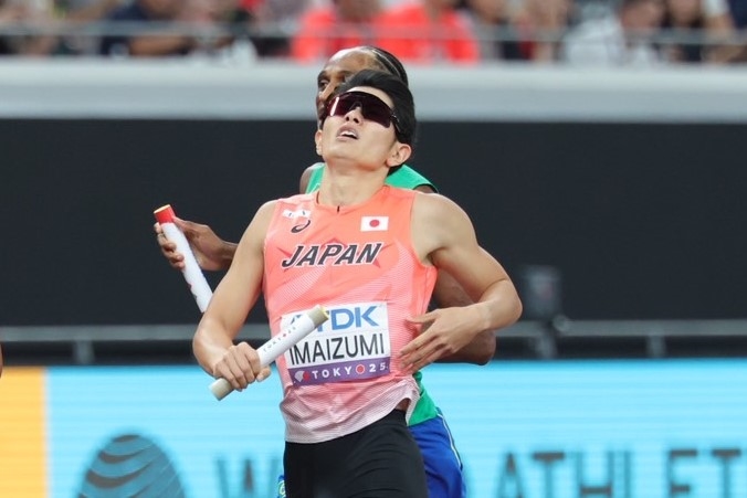 4×400mR日本は組6着で決勝進出ならず 前半先行狙うも「世界はまた速くなっている」／東京世界陸上