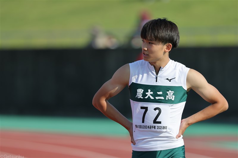 菅野翔唯が100mセカンドベスト10秒27でV！ 後半に反省も「自分なりには良かった」／U20日本選手権