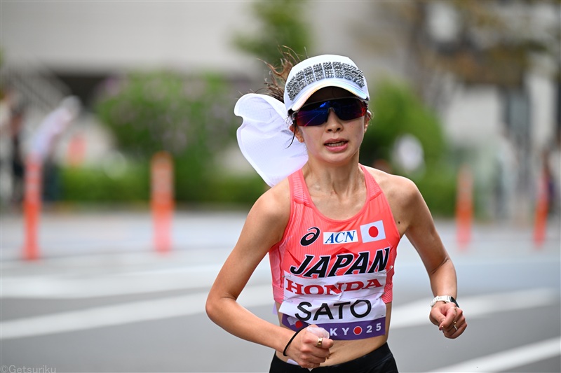 佐藤早也伽は13位でフィニッシュ！後半追い上げ、前回20位を上回る力走／東京世界陸上