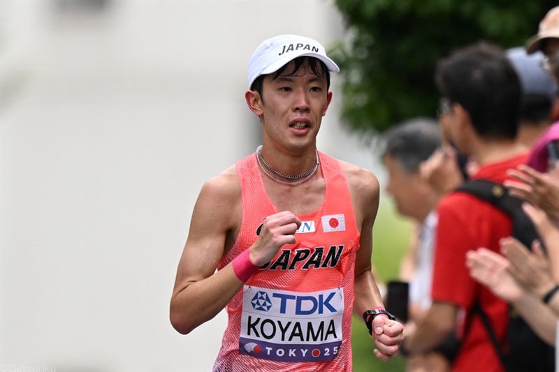 マラソン・小山直城は23位でフィニッシュ パリ五輪と同順位ながら粘りの走り／東京世界陸上