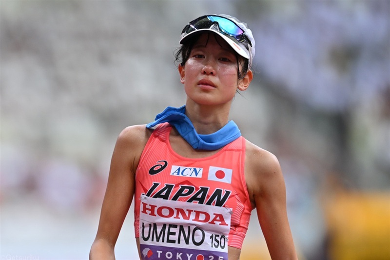 女子35km競歩 日本勢は梅野倖子の15位が最上位 矢来舞香20位、渕瀬真寿美21位／東京世界陸上