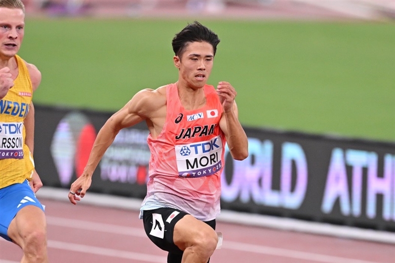 100m初代表・守祐陽は予選2組10秒37の7着で通過ならず スタート出遅れ上位争いに加われず／東京世界陸上