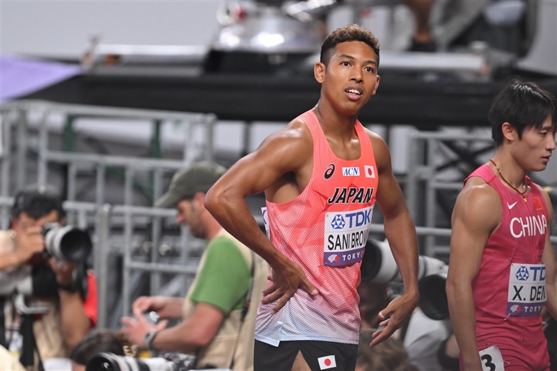 100m・サニブラウンは10秒37の予選7着にとどまる 3大会連続の決勝進出ならず／東京世界陸上