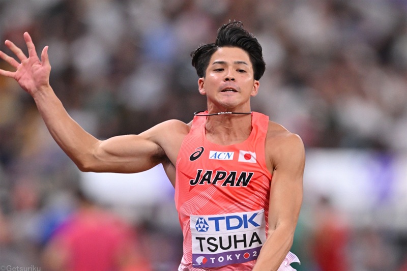 走幅跳・津波響樹は7m42で全体36位 2回目以降記録で記録を伸ばせず／東京世界陸上