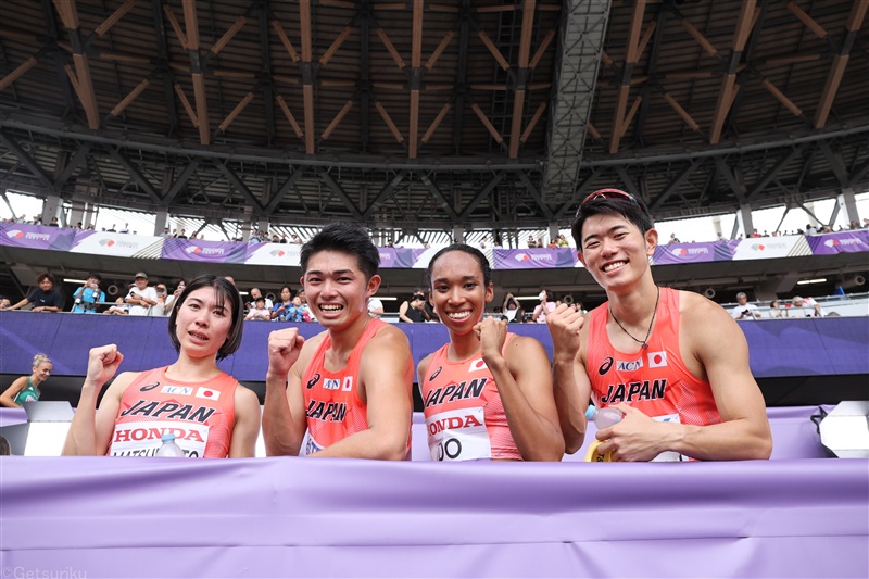 男女混合4×400ｍR ケニアが失格で日本が初の決勝進出！ 今夜のファイナルへ／東京世界陸上