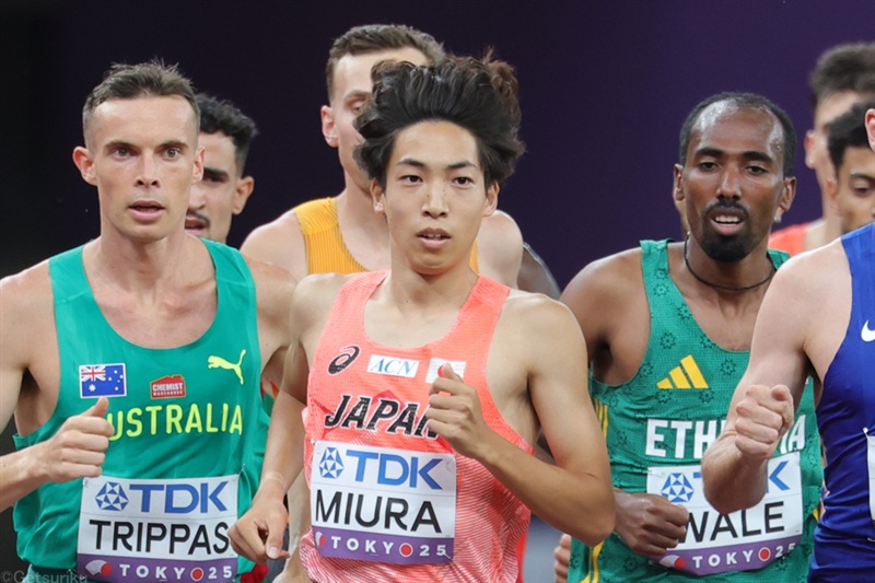 3000m障害・三浦龍司は予選1組3着8分30秒43の3着で決勝進出！ 終始先頭付近でレース進める／東京世界陸上