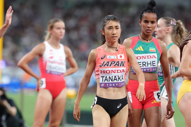 1500m予選敗退の田中希実「余裕を持って走れず弱さを感じた」 国立の大観衆に感謝／東京世界陸上