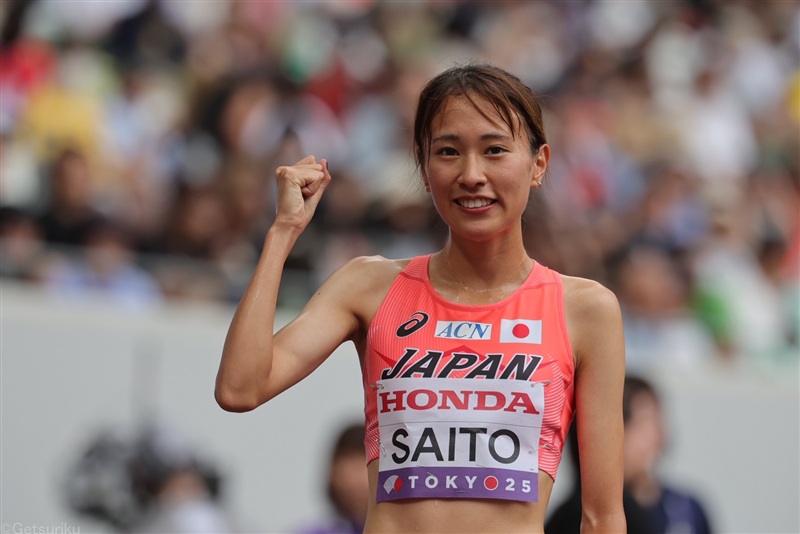 齋藤みう9分24秒72！女子3000m障害17年ぶり日本新、日本人初の9分20秒台突入／東京世界陸上
