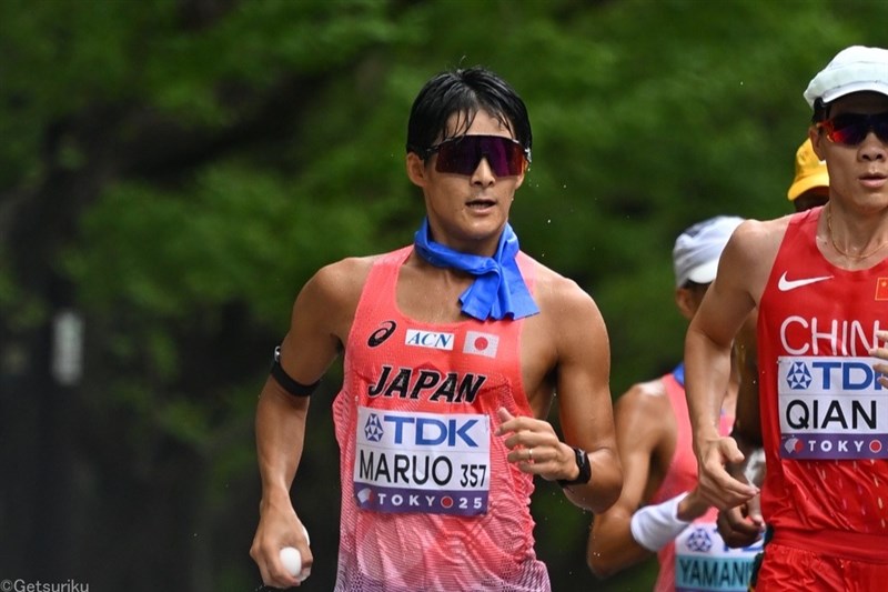丸尾知司20km競歩9位 惜しくも入賞逃すも1週間前の35kmに続くレースで奮闘／東京世界陸上