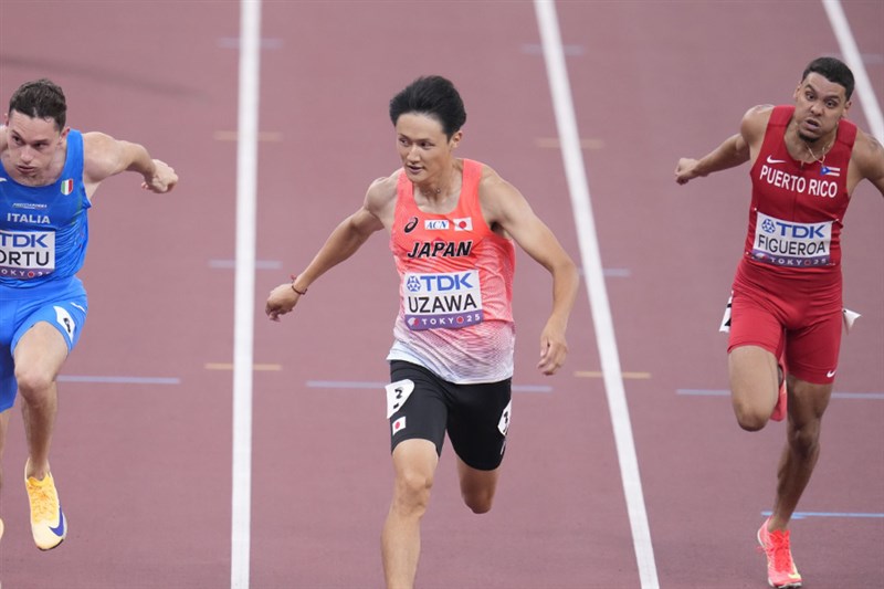 200m鵜澤飛羽 堂々の準決勝進出！コーナーから上位争い演じ20秒39の3着！／東京世界陸上