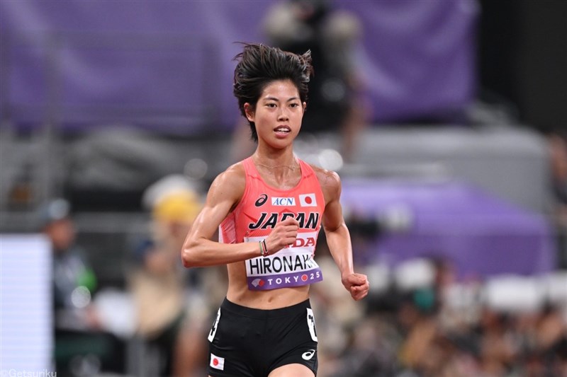 10000m6位の廣中璃梨佳 5000m予選15分10秒68で13着 決勝進出ならずも中盤まで独走／東京世界陸上