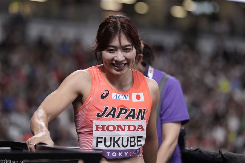 100mH・福部真子は準決勝で敗退も「大歓声の中で2レースを走れたのはすごく財産」／東京世界陸上