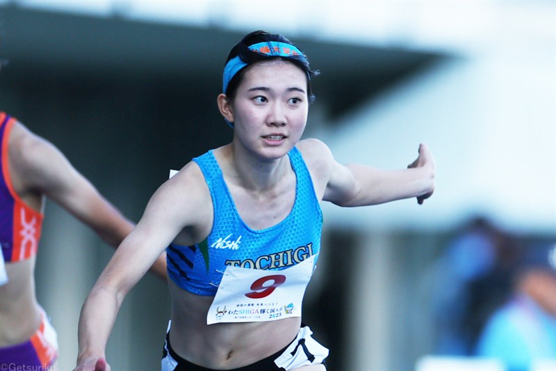 100mH・石原南菜「12秒台を出してみたい」 2度目の高校新から、さらに上を目指す／滋賀国スポ