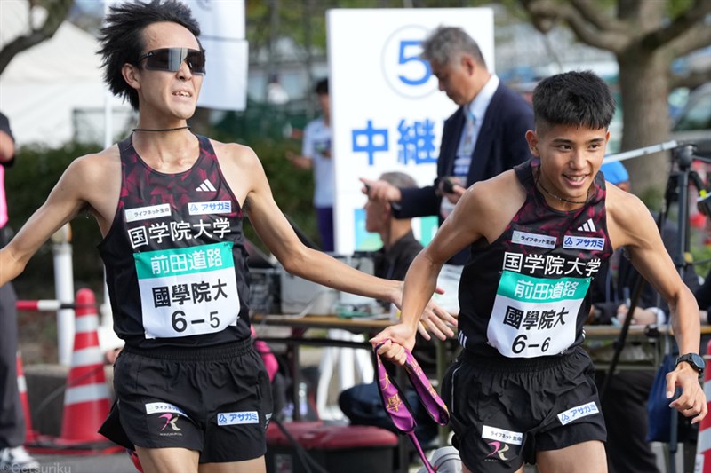 國學院大が2年連続3回目のV 4区・辻原輝の区間新で抜け出し、上原琉翔が歓喜のフィニッシュ／出雲駅伝