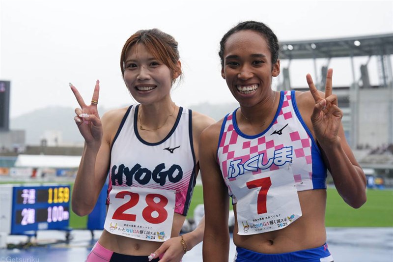 100m予選トップタイムの中島ひとみ 「世界と戦うには11秒3くらいは出さないと」／滋賀国スポ