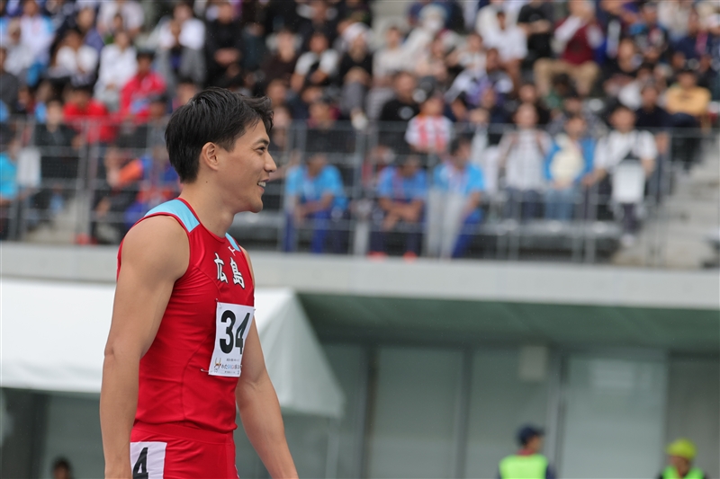 山縣亮太10秒2台締め！「まだまだ若手に負けない」来季へ意欲「最後は国スポで」思い語る／滋賀国スポ