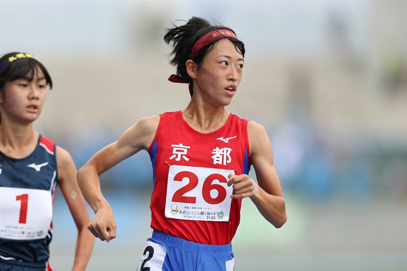 少年女子A3000mは芦田和佳が9分02秒90でV 2年生・川上南海が自己新2位／滋賀国スポ