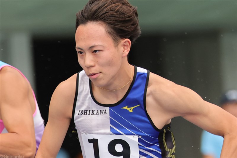 少年男子A100mは清水空跳が大会タイで制す！ インターハイに続く2冠獲得／滋賀国スポ