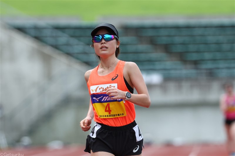 初実施の女子マラソン競歩 社会人1年目の内藤未唯が3時間47秒51でV 中盤付近から抜け出す/高畠競歩