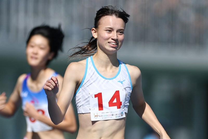 少年女子A300mH・ガードナが41秒11で競り勝つ！ 「大学でも勝てるように頑張る」／滋賀国スポ