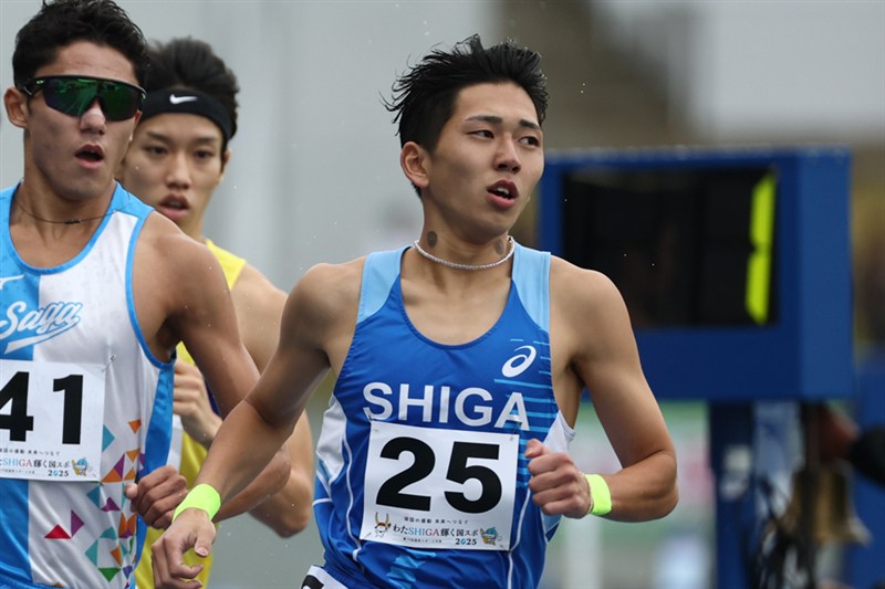 800m落合晃 地元の声援を背に日本記録まであと0.40秒「たくさんのサポートに感謝」／滋賀国スポ