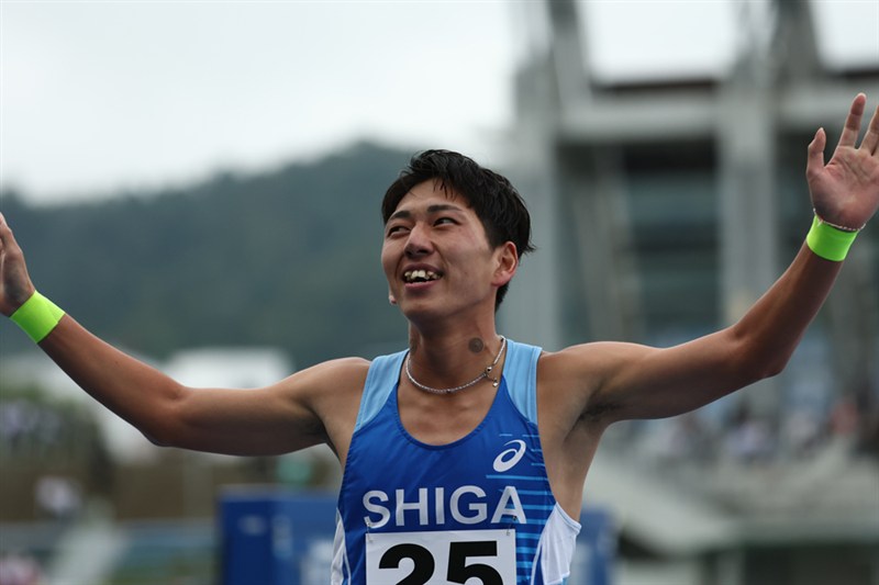 800m落合晃「滋賀に恩返しできたかな」 自己3番目の1分45秒20で故郷に錦飾る／滋賀国スポ