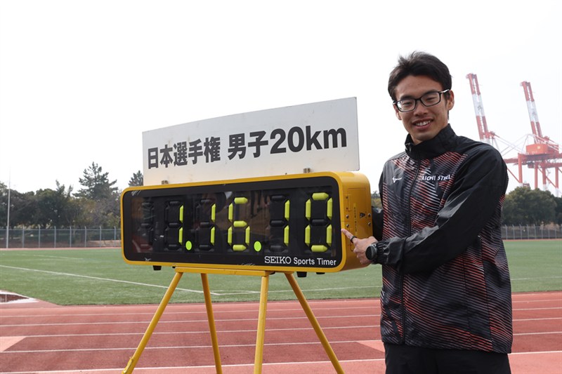 山西利和が出身地・長岡京市のスポーツ特別顕彰受賞!20km競歩世界新が評価され自身3度目、複数回は史上初