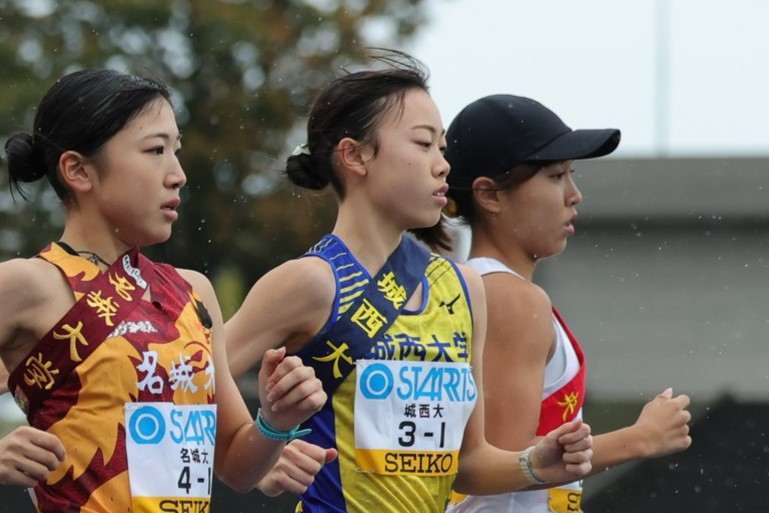 城西大が25年ぶり1区トップ発進!1年生・本間香が20分53秒の区間新、上位6人が区間新のハイレベル/全日本大学女子駅伝