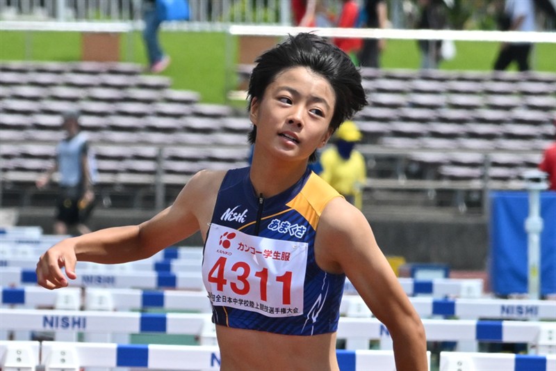 【女子400m】笠松悠花(GTR/天草倉岳中3)56秒24=中学歴代3位