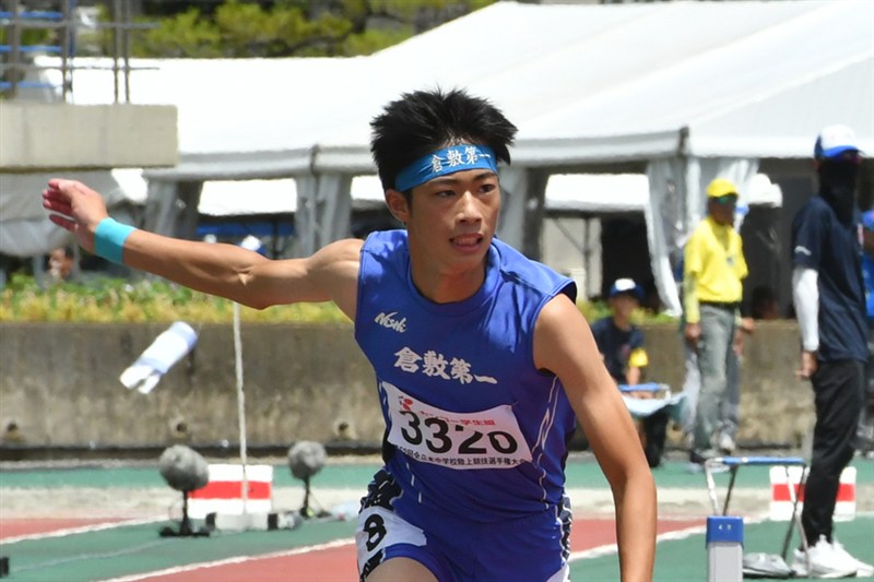 【男子110mH】斎藤玲旺(Aster/倉敷一中3)13秒66=中学歴代4位