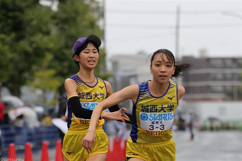 城西大が主導権!2区・兼子心晴も区間新、立命大を27秒リード/全日本大学女子駅伝