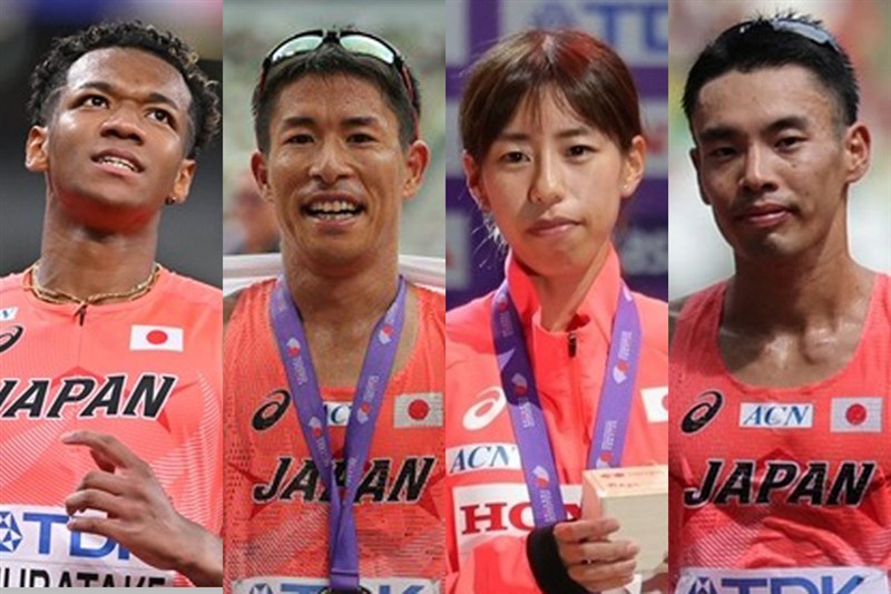 日本陸連アワード優秀選手賞に勝木隼人、藤井菜々子、村竹ラシッド、山西利和がノミネート！11/29にMVP発表