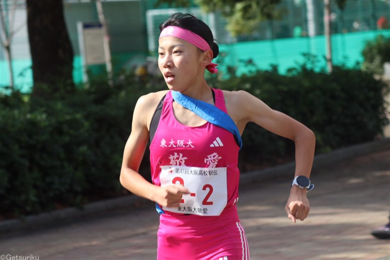東大阪大敬愛・久保凛は2区区間2位「全然納得行かない」と涙 「悔しさをつなげて」近畿大会で全国狙う/大阪府高校駅伝