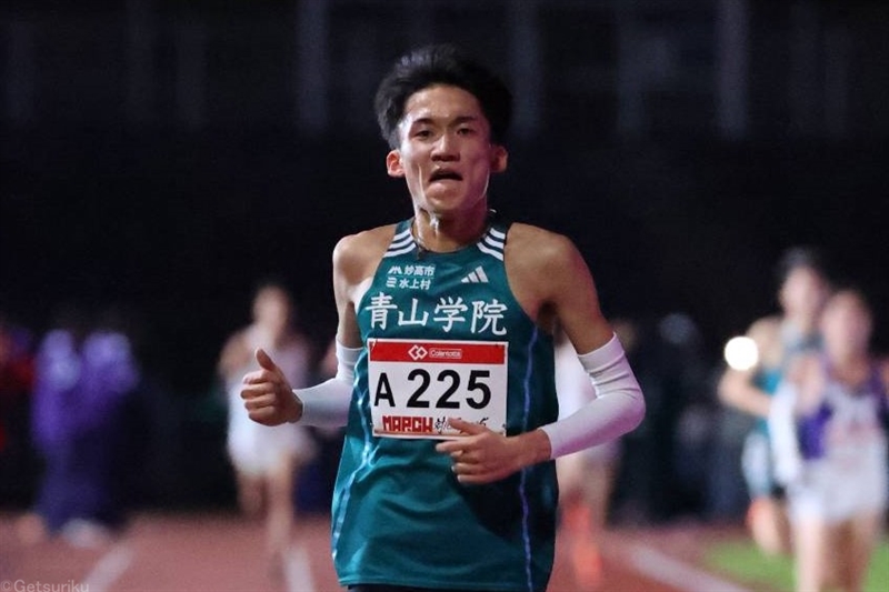 青学大・折田壮太が27分43秒92！ 出雲駅伝の失敗から奮起「やるしかないと腹をくくった」／MARCH対抗戦