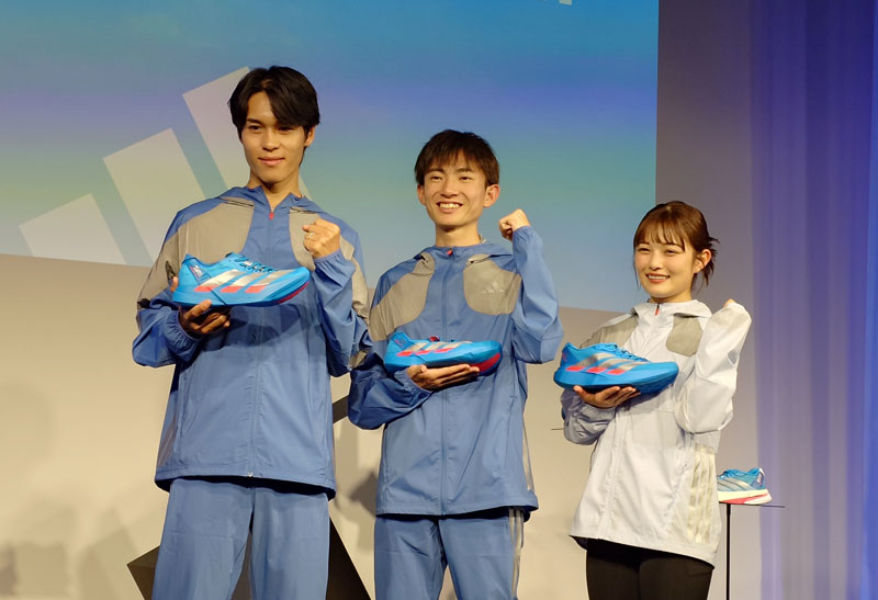 アディダス新シューズ発売イベントに箱根駅伝を沸かせた太田蒼生と平林清澄が登壇！