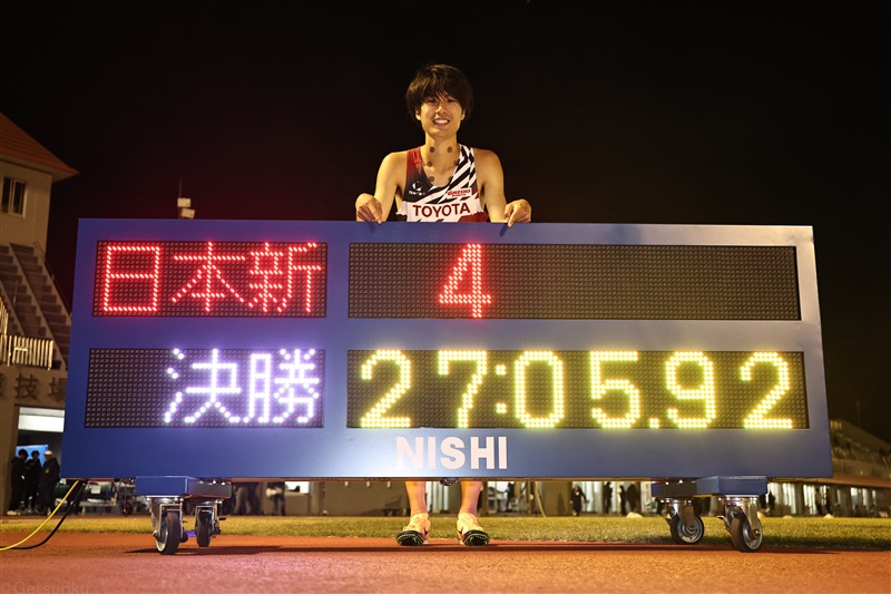 悲願の日本新の鈴木芽吹「しっかり準備できた」世界陸上で「通用しないと痛感」意識にも変化／八王子LD