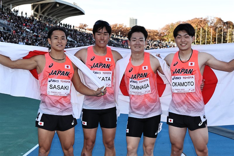 デフリンピック陸上は金5つ含む11個のメダル獲得 円盤投・湯上剛輝、400m山田真樹ら躍動