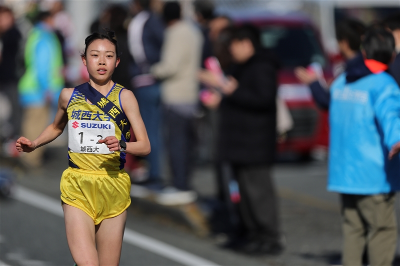 城西大初優勝へ!!2区・本間香が圧巻区間新でトップへ「自分のペースで走ることできた」／富士山女子駅伝
