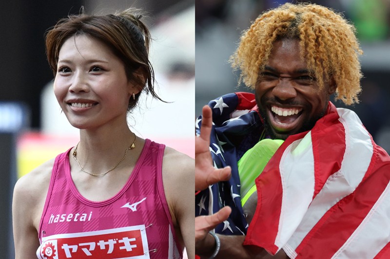 中島ひとみとノア・ライルズが羽子板に 陸上界から3年連続で“今年の顔”