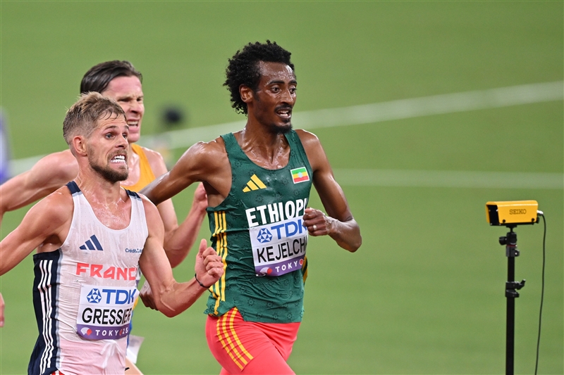 これが世界メダリストの走り！ケジェルチャが25人ごぼう抜きで30万円ゲット