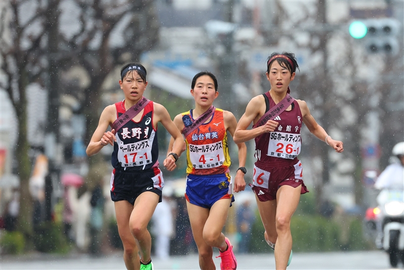 1区は長野東・川上南海が歴代5位の19分06秒で区間賞！「絶対に勝つ気持ち」／全国高校駅伝・女子