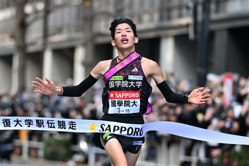 國學院大は過去最高の2位！ 10時間40分07秒の大会新記録も及ばず「去年を超えるチーム作りはできた」／箱根駅伝